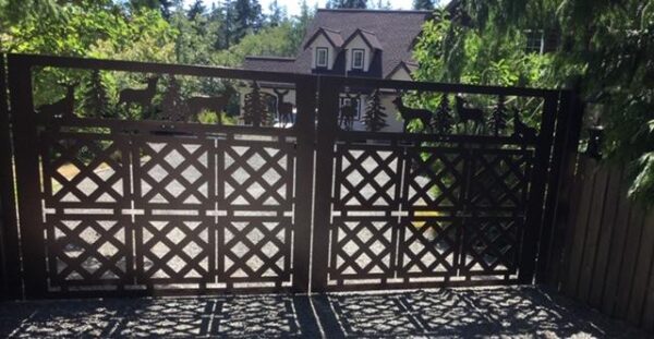 Modern Estate Driveway Gate #2025