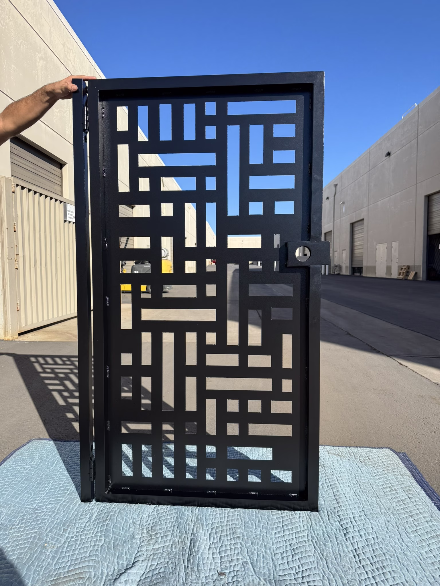 #9022 Yard Metal GateᅵSide Alley GateᅵPool Steel GateᅵGarden Gate - Image 6