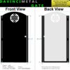 Privacy Buddhist Knot Metal Entry Gate #1119
