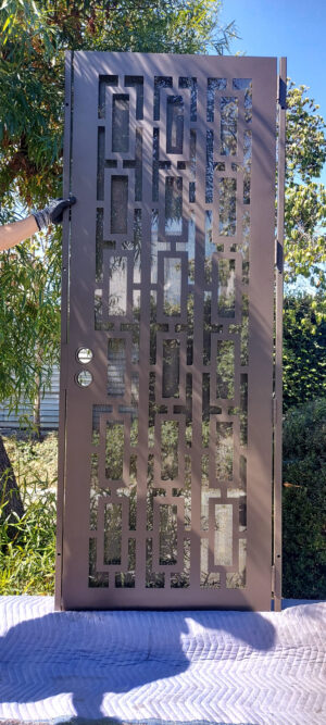 Security Screen Door Oblong Pattern - Image 3
