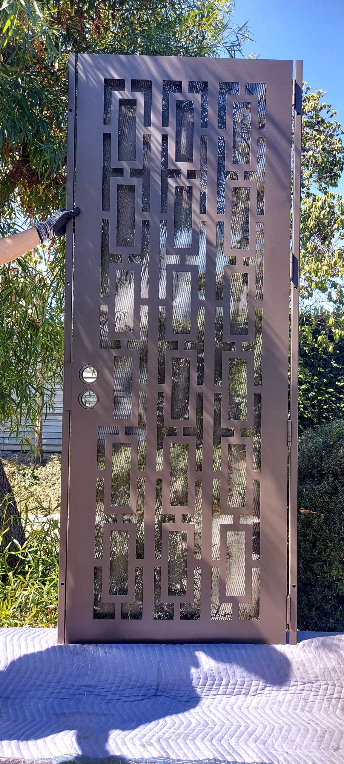 Security Screen Door Oblong Pattern #7013 - Image 3