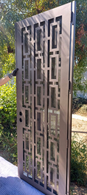 Security Screen Door Oblong Pattern - Image 2