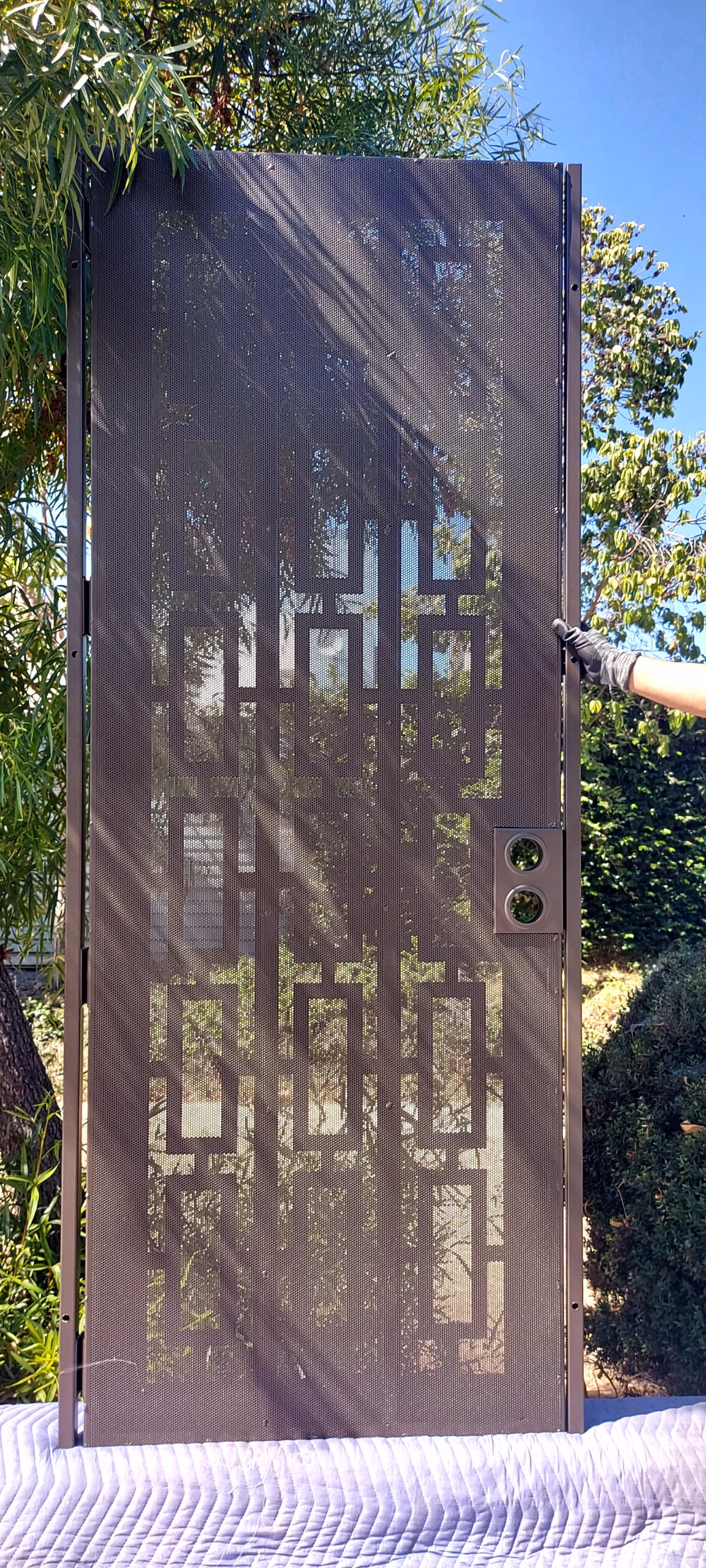 Security Screen Door Oblong Pattern #7013 - Image 5