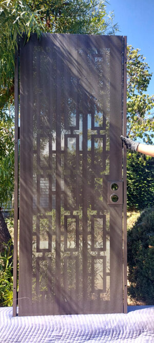 Security Screen Door Oblong Pattern - Image 4