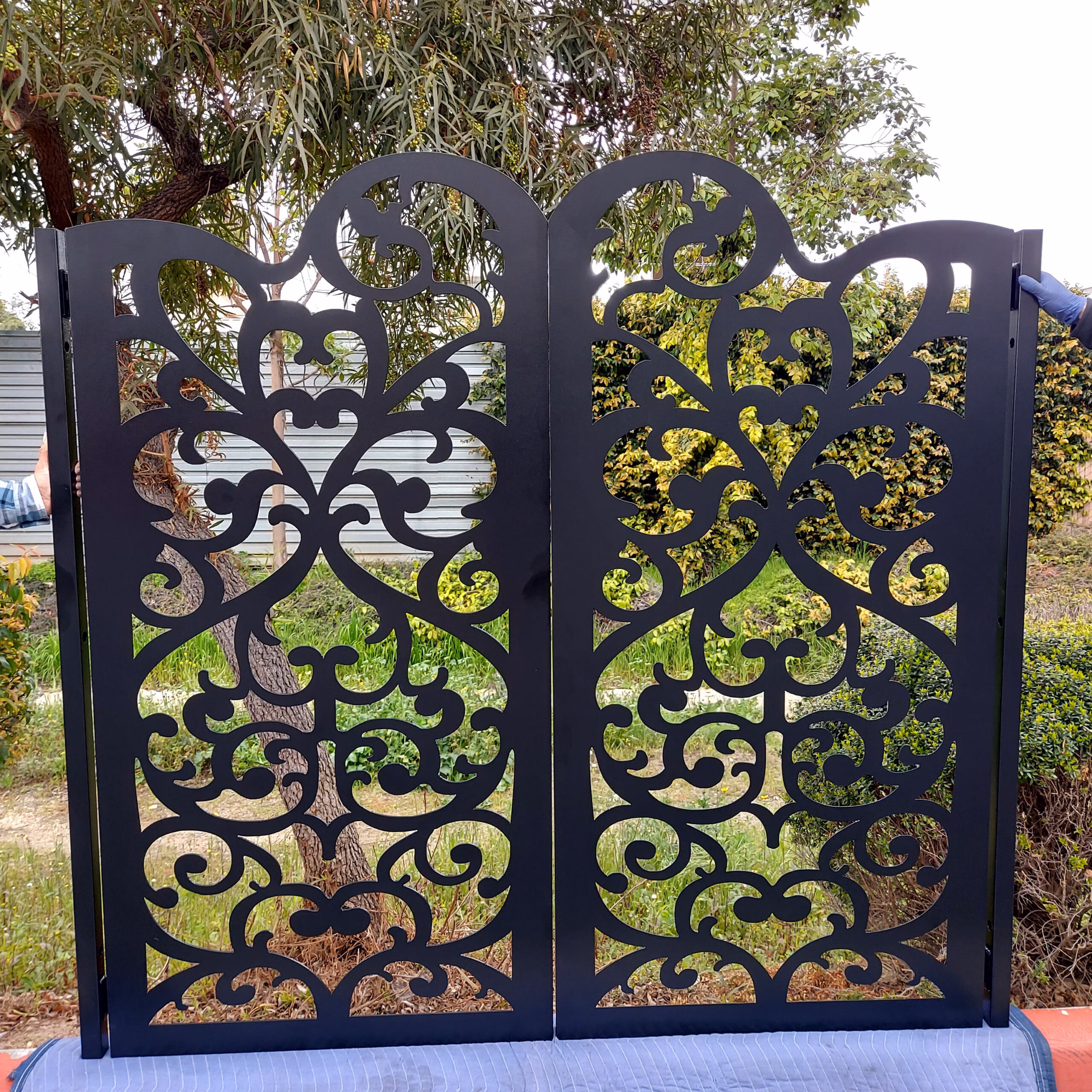 Garden Metal Double Gate