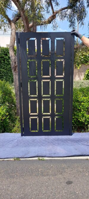 Metal Privacy Gate #7014