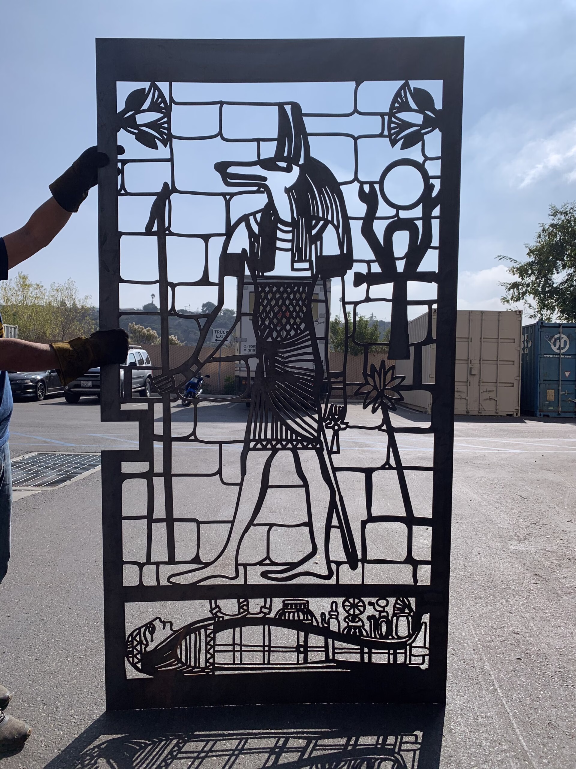 Anubis Metal Entry Gate