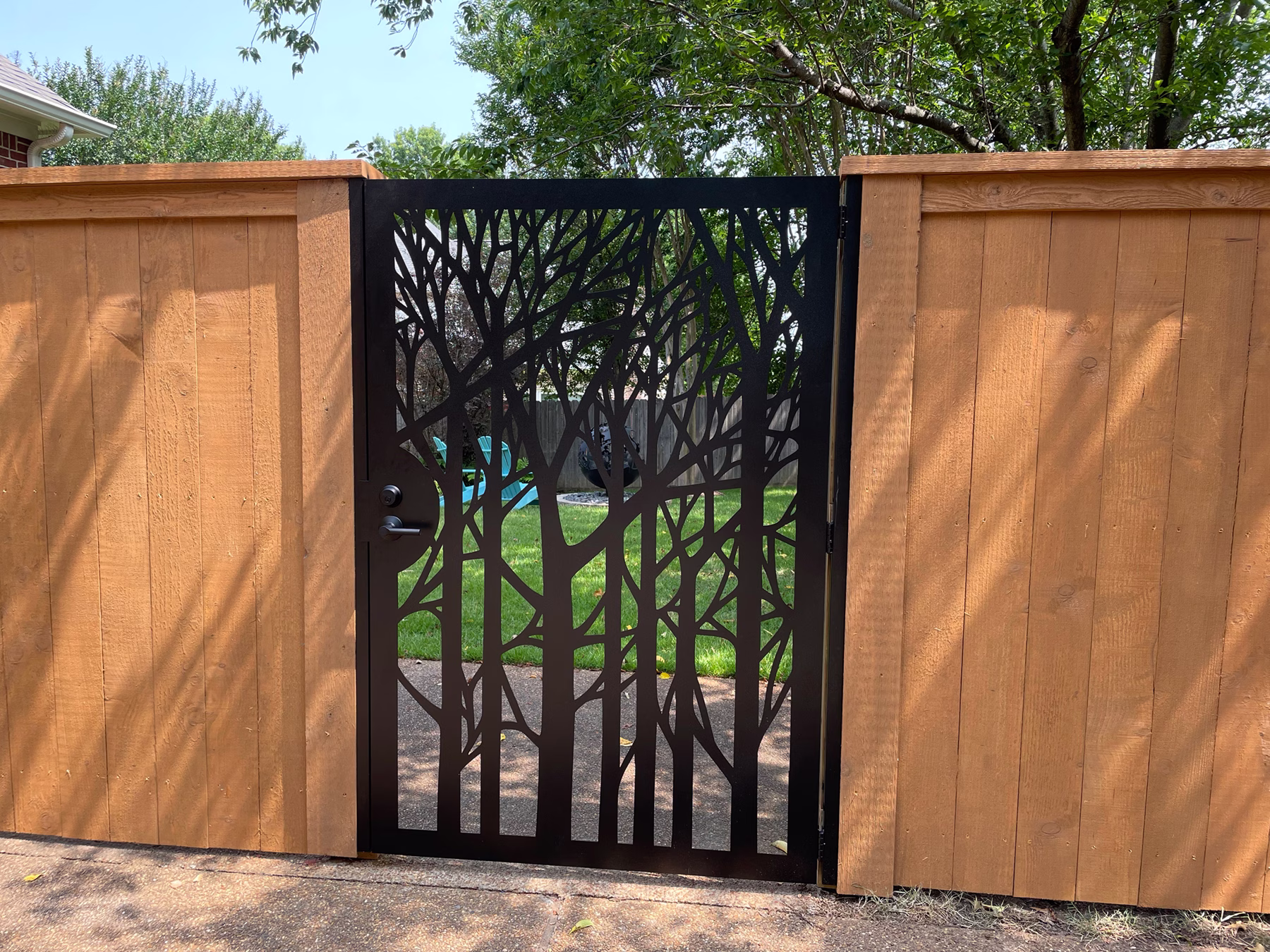 Birch Tree Forest Single Gate