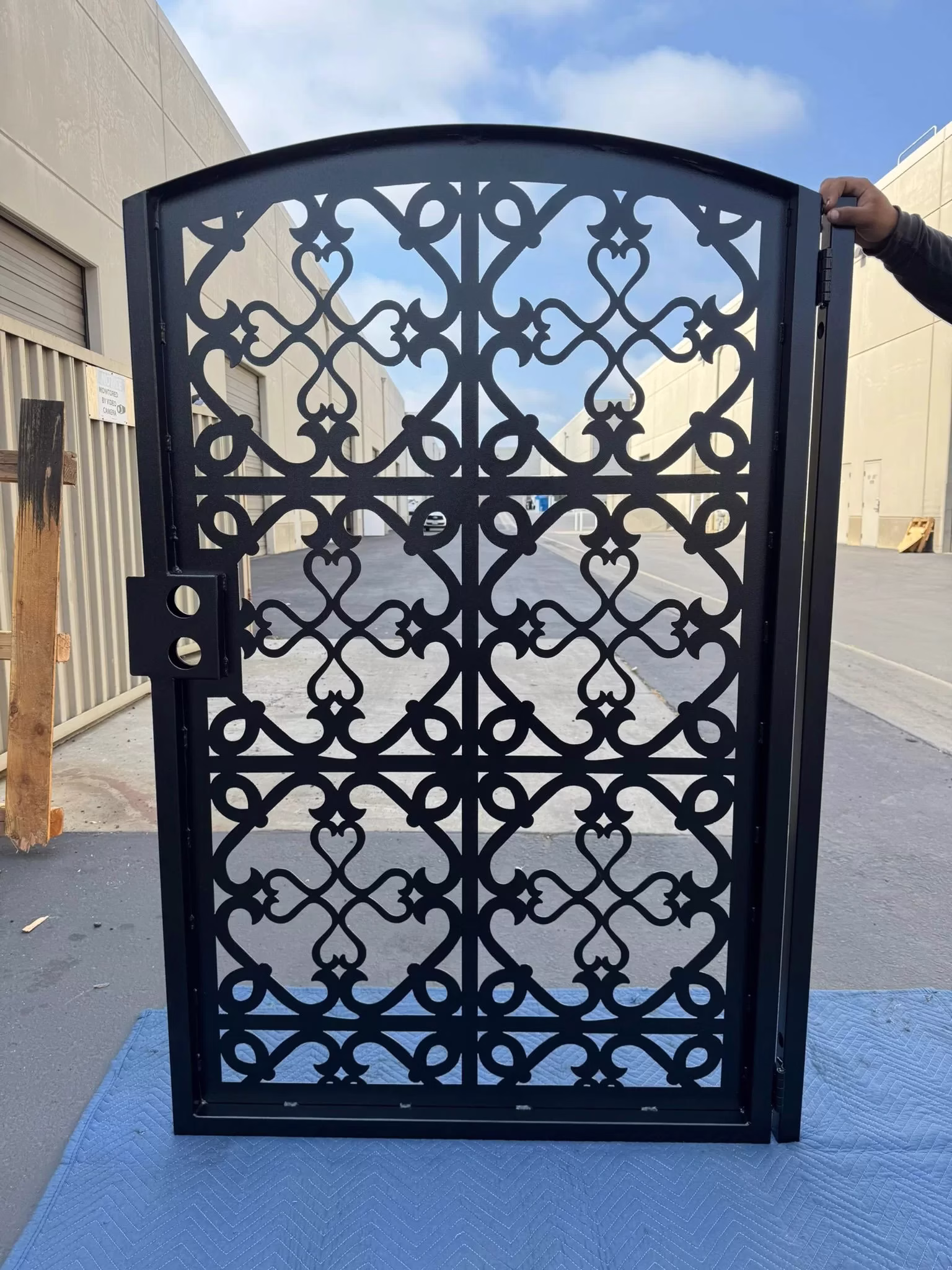 #4481 Auclair Metal Entry Gate - Image 3