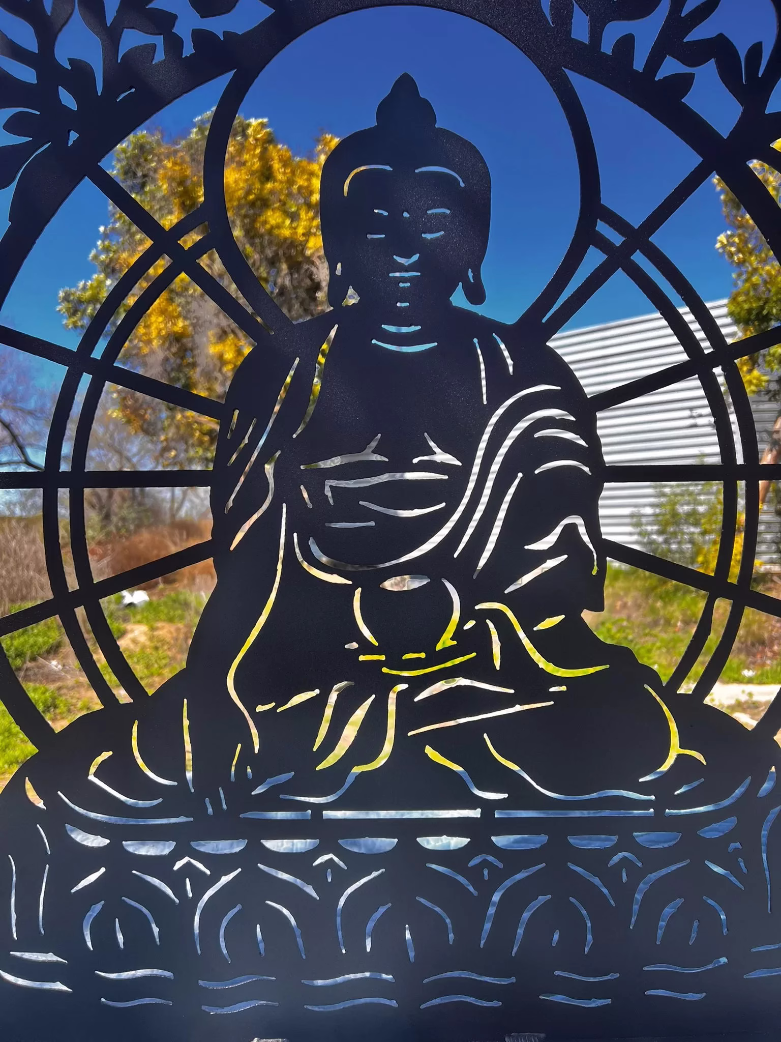 #6500 Buddha Metal Entry Gate - Image 4